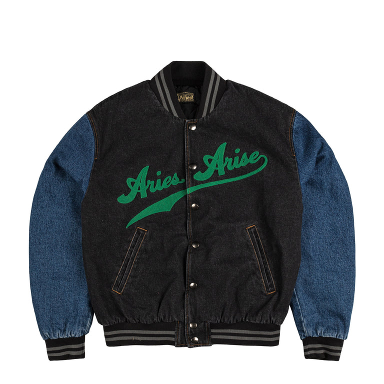 Aries Varsity Denim Jacket