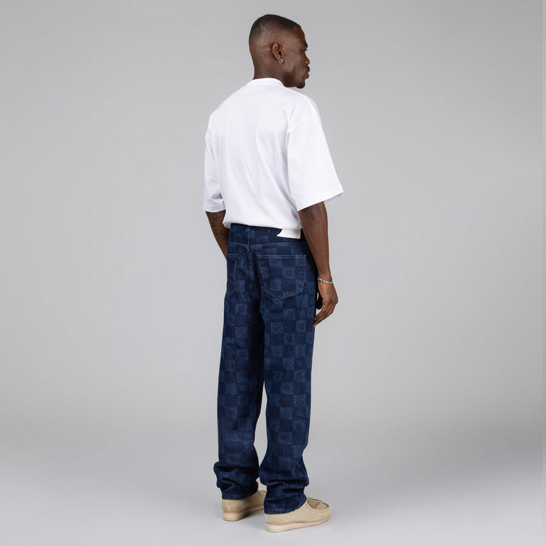 Daily Paper Kibo Check Jacquard Jeans