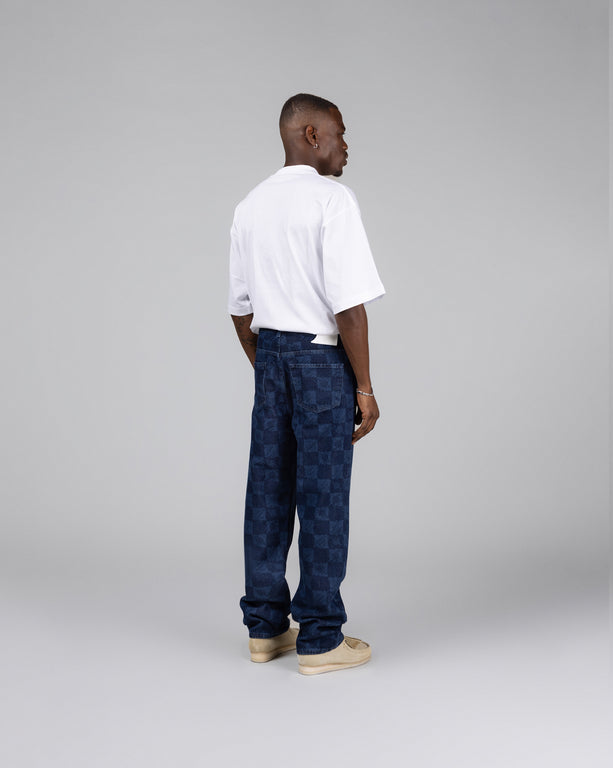 Daily Paper Kibo Check Jacquard Jeans