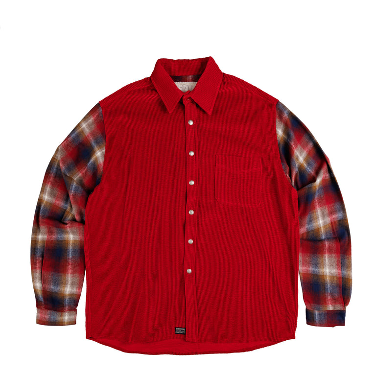 ERL Plaid Sleeve Overshirt