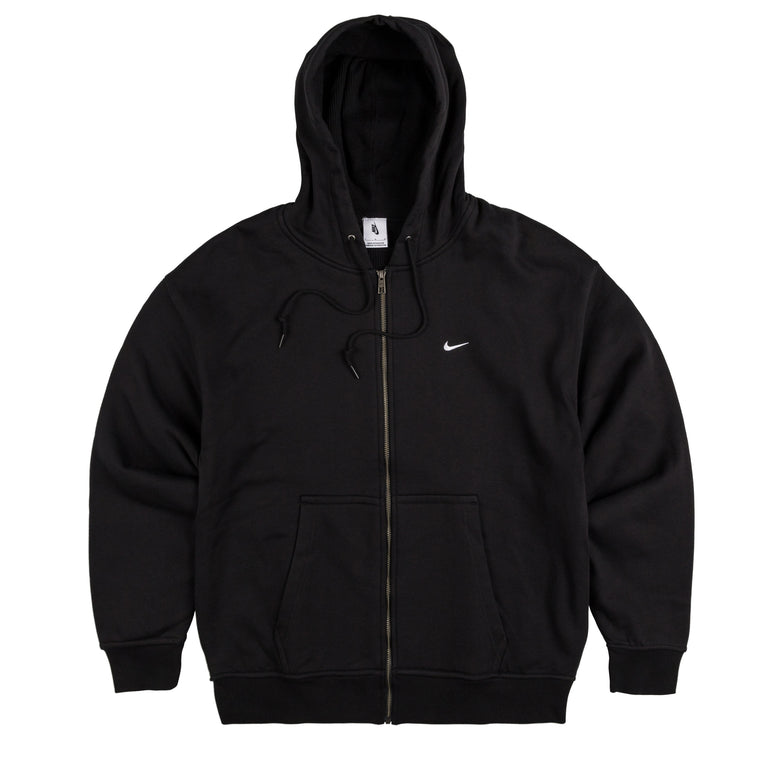 Black zip up nike on sale