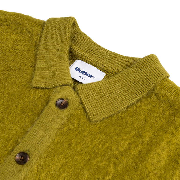 Butter Goods Mohair Button Up Knitted Shirt