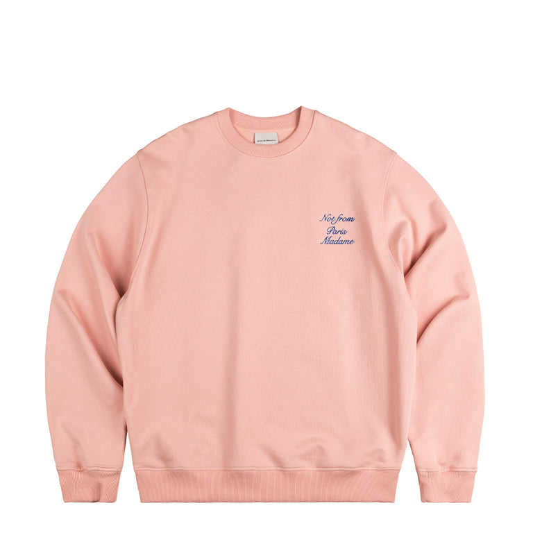 Drole de Monsieur Le Sweatshirt Slogan Cursive