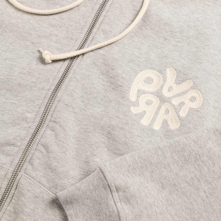 By Parra 1976 Logo Zip Hooded Sweatshirt