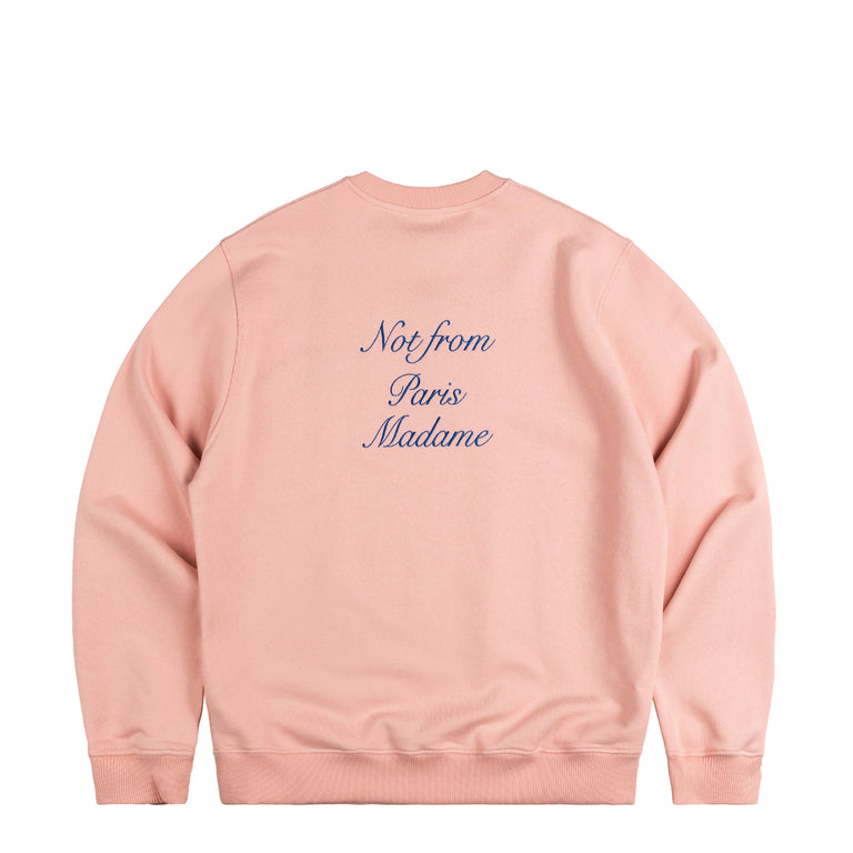 Drole de Monsieur Le Sweatshirt Slogan Cursive