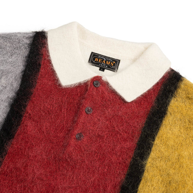 Beams Plus Knit Polo Collar Line