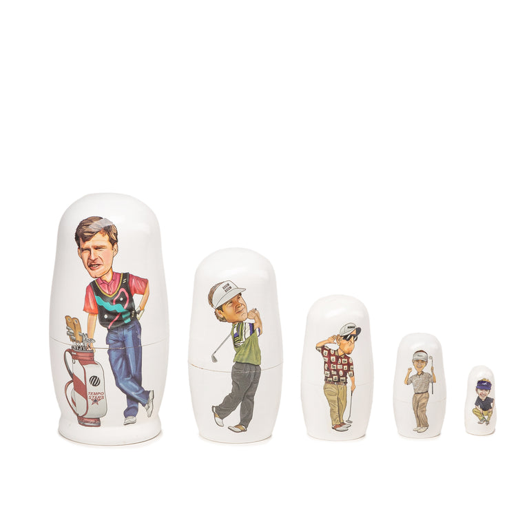 Metalwood Nesting Dolls