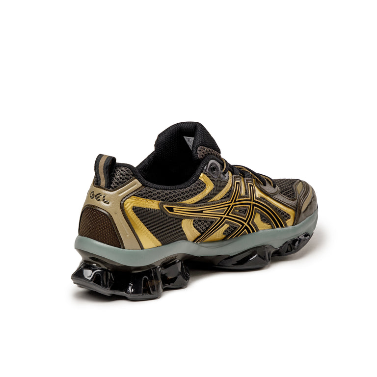 Asics black gold shoes online