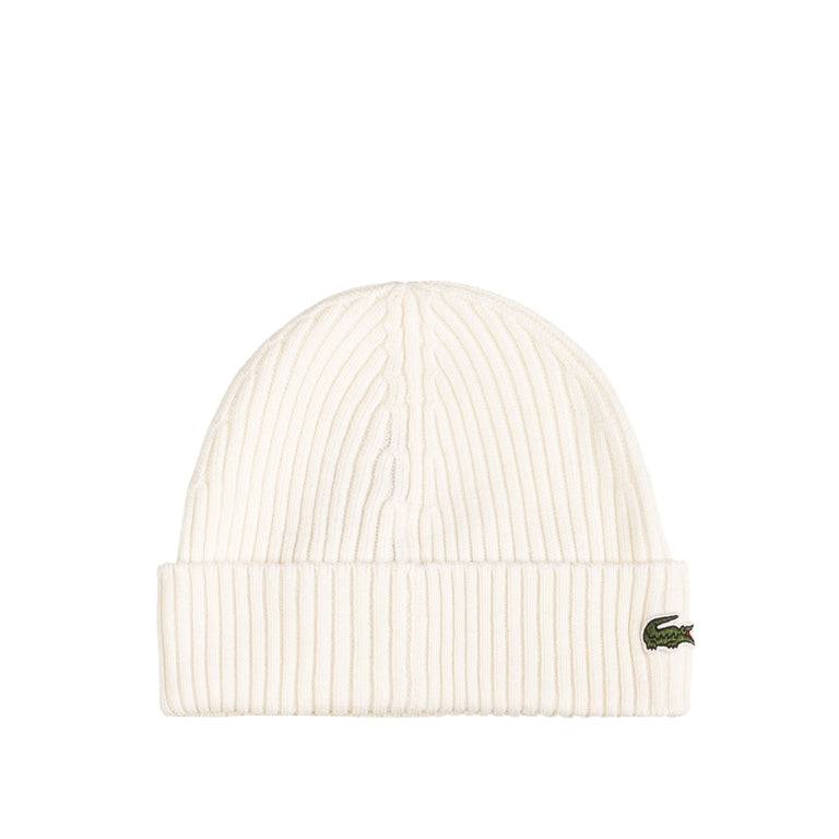 Lacoste Rib Knit Beanie