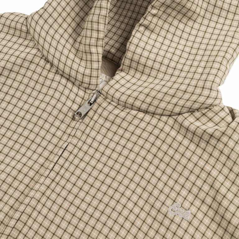 ERL Plaid Padded Check Zip Hoodie