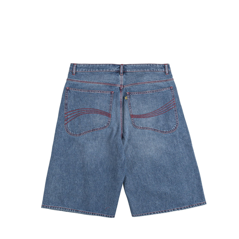 ERL Denim Indiana Skate Shorts Woven