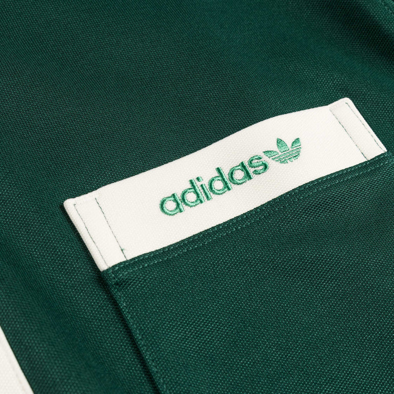 Adidas originals track top green best sale