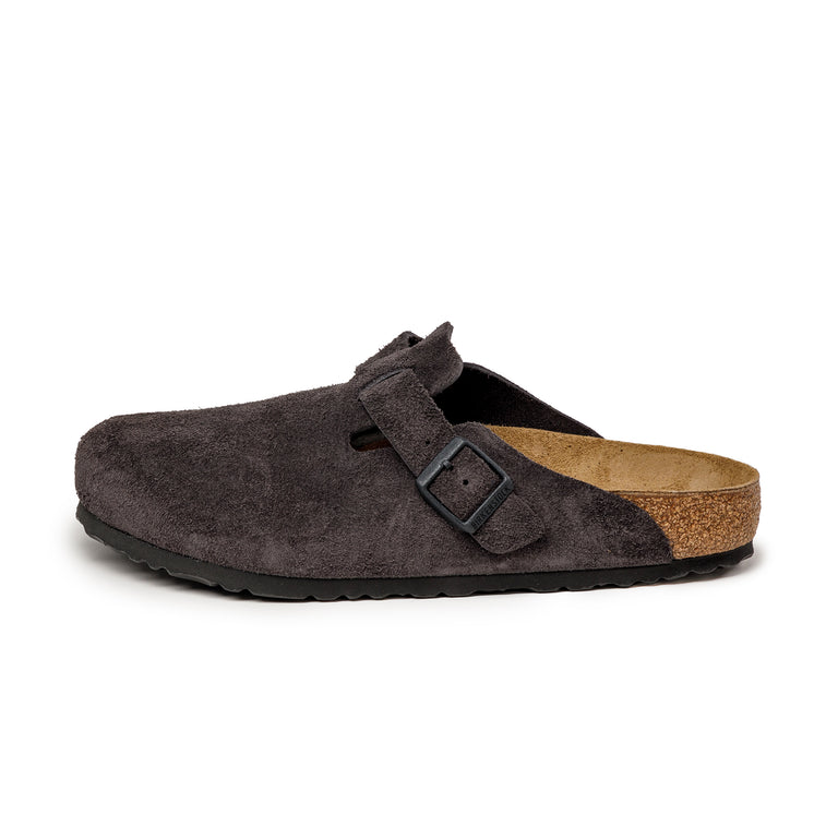 Birkenstock boston grey felt on sale