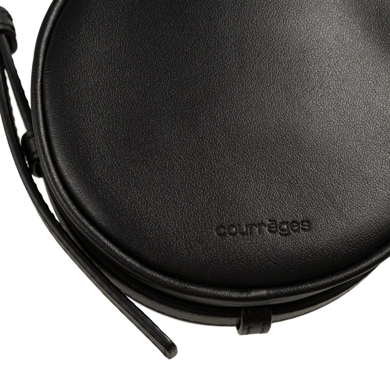 Courreges Reedition Leather Circle Bag