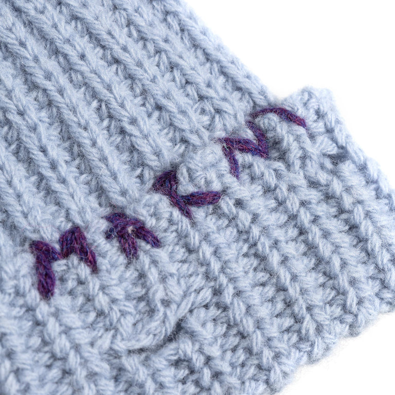 Marni Ribbed Beanie Whit Hand Stitched Logo