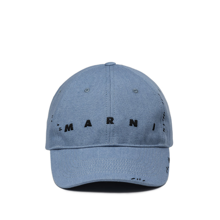 Marni Lightweight Colored Denim Cap