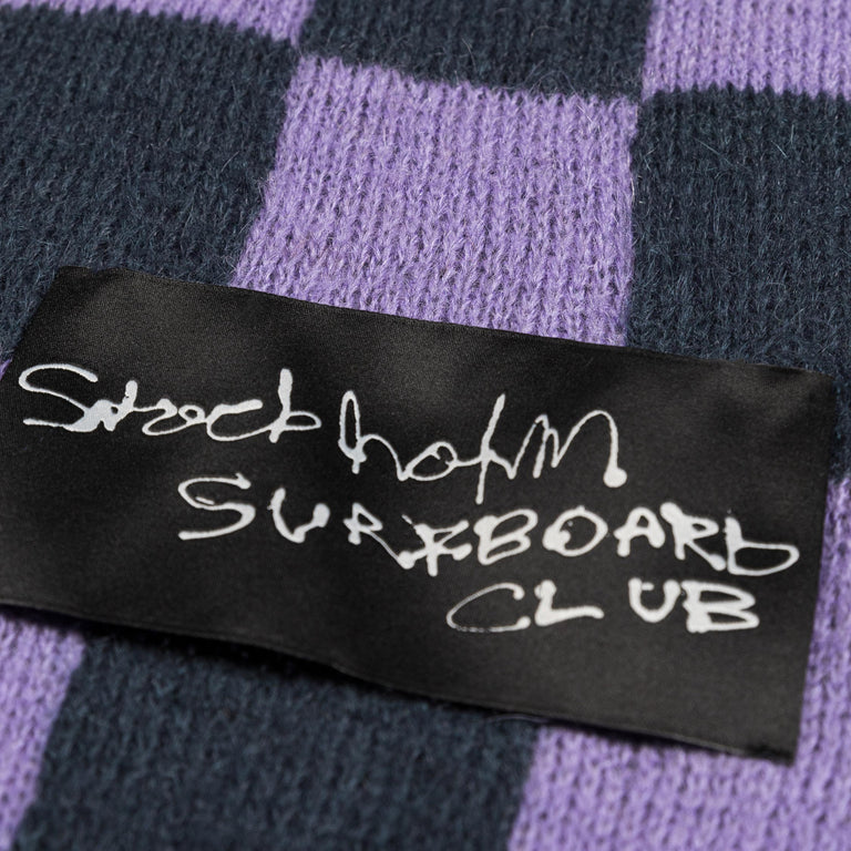 Stockholm Surfboard Club Umi Knitted Scarf onfeet