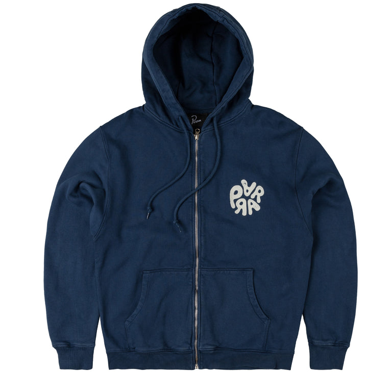 By Parra 1976 Logo Zip Hooded Sweatshirt