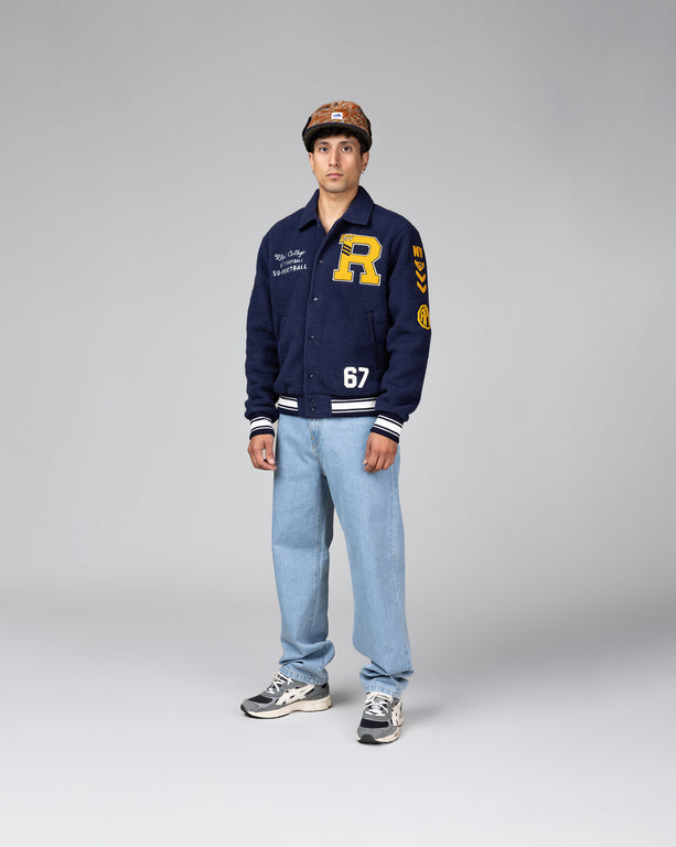 Polo Ralph Lauren Pile Fleece Letterman Jacket