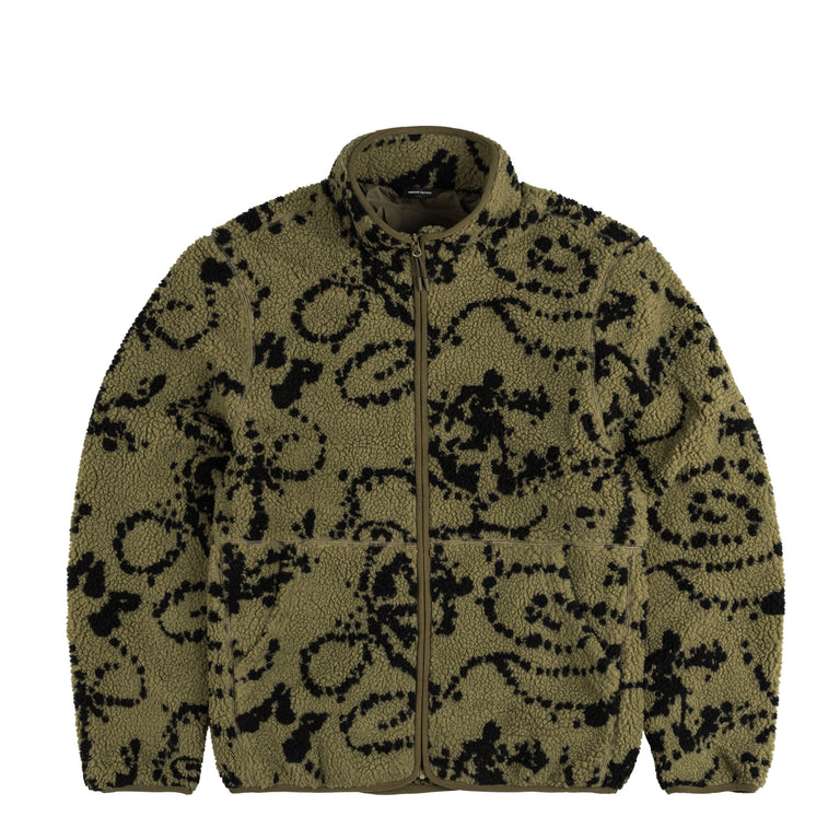 Hiking Patrol Print Fleece Jacket