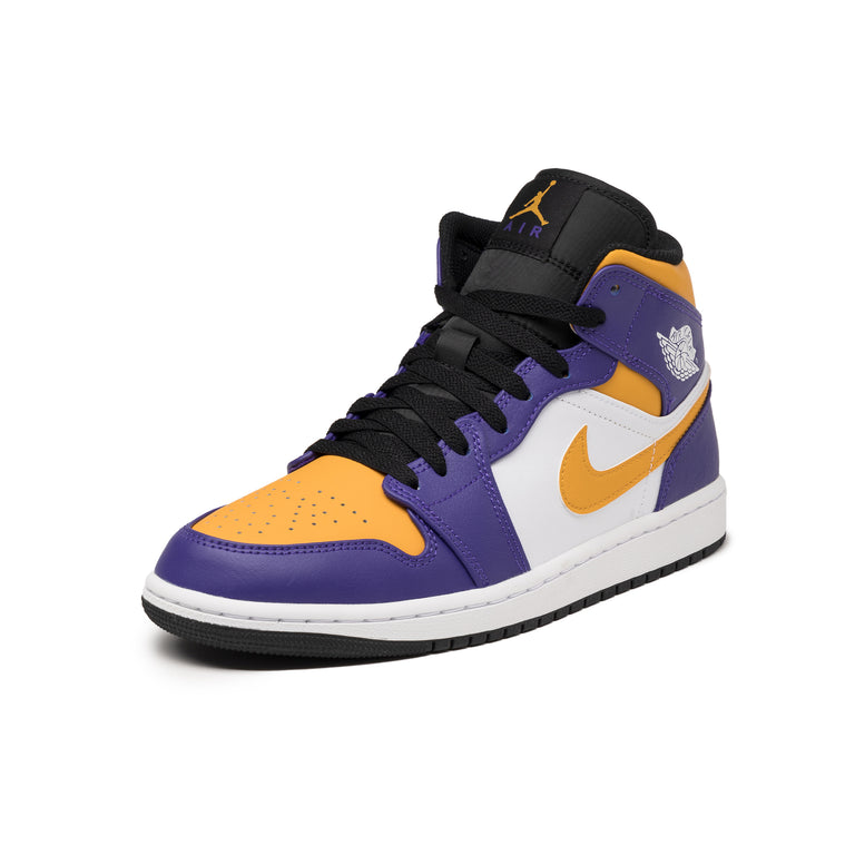 Nike Air Jordan 1 Mid *Lakers* – buy now at Asphaltgold Online Store!
