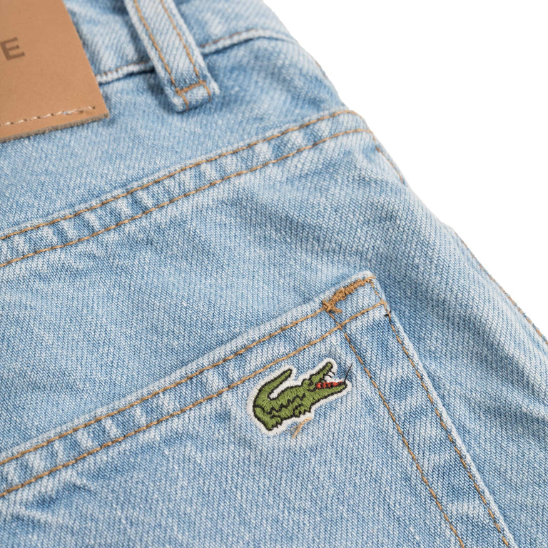 lacoste crew Loose Fit Branded 5 Pocket Jeans