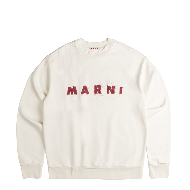 Marni Wrikled Logo Sweatshirt