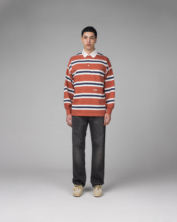 Autry Striped Polo Jersey