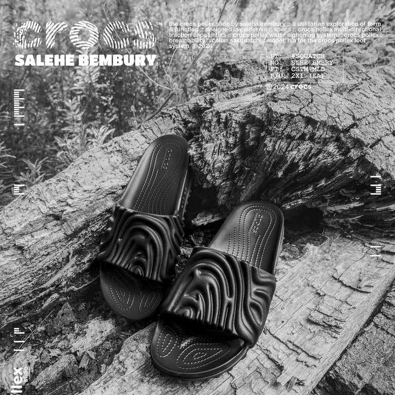 Crocs x Salehe Bembury The Pollex Slide onfeet