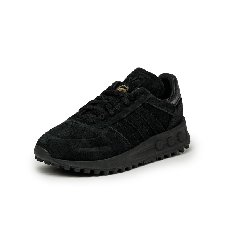 Adidas la trainer black leather best sale