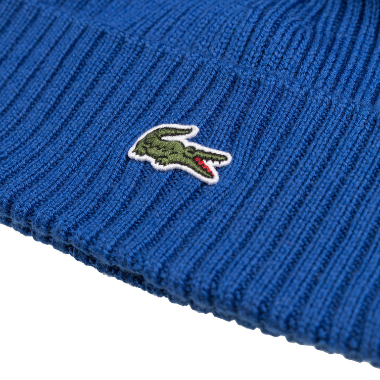 Lacoste Rib Knit Beanie