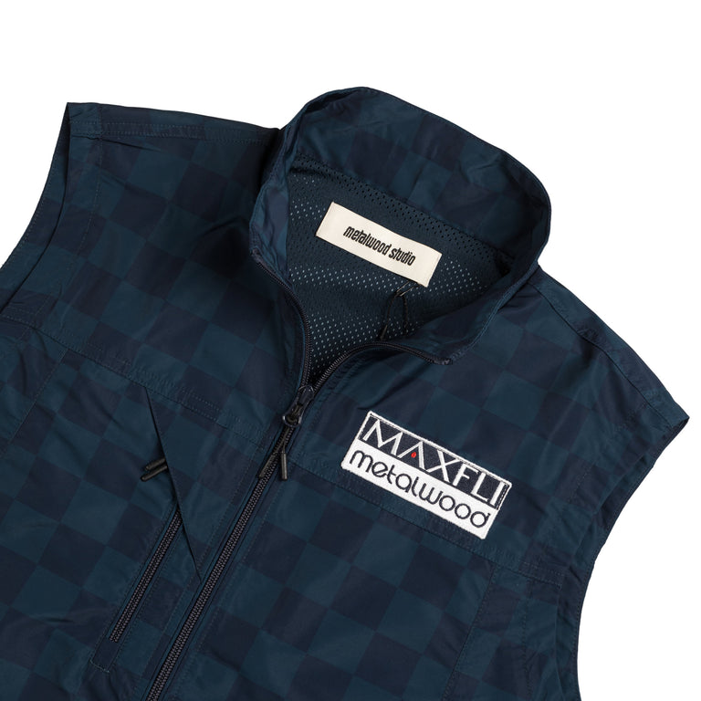 Metalwood x Maxfli Checkered Tech Vest onfeet