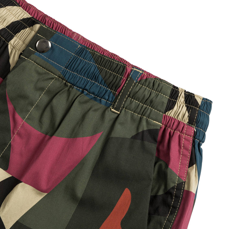 By Parra Distorted Ripstop Camo Shorts