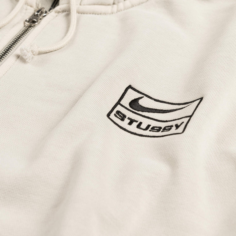 Nike x Stussy Full-Zip Washed Fleece Hoodie