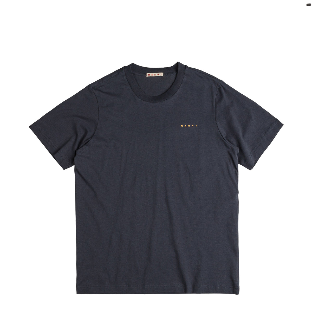 Marni logo-patch long-sleeve shirt - Grey