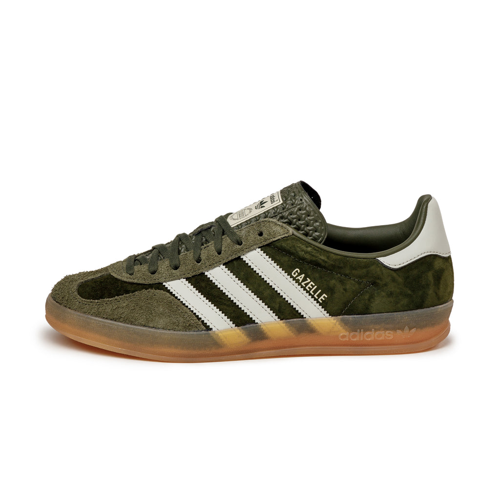 Adidas Gazelle Indoor Night Cargo Aluminum Gum 3