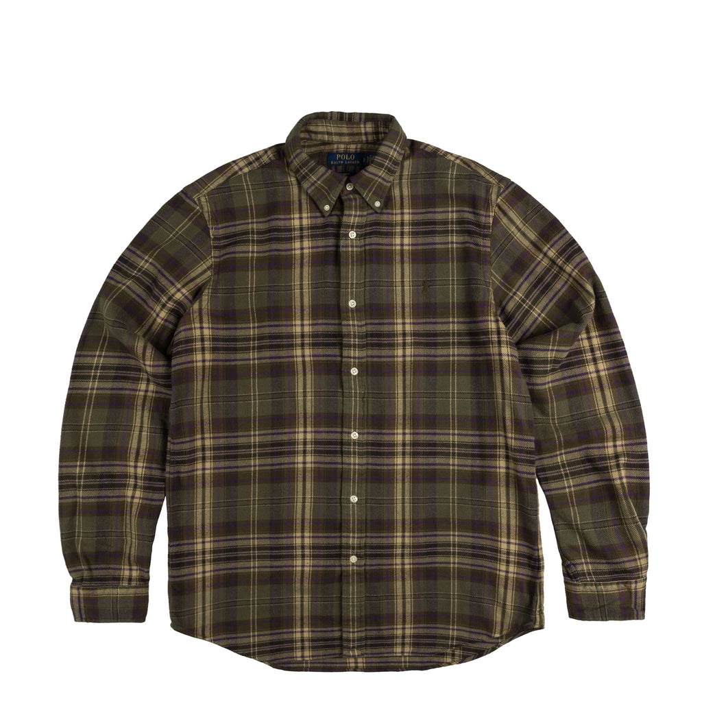 Polo Ralph Lauren Custom Fit Plaid Brushed Flannel Shirt Apparel Buy online now