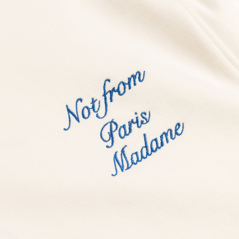 Drole de Monsieur Le Sweatshirt Slogan Cursive