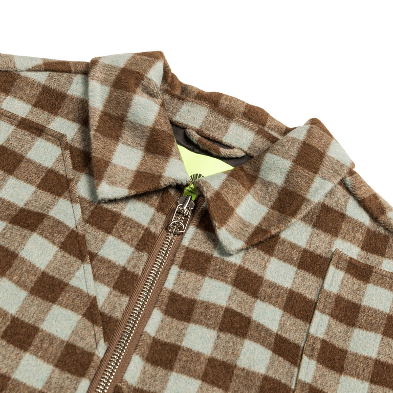 New Amsterdam Surf Association Wool Check Overshirt