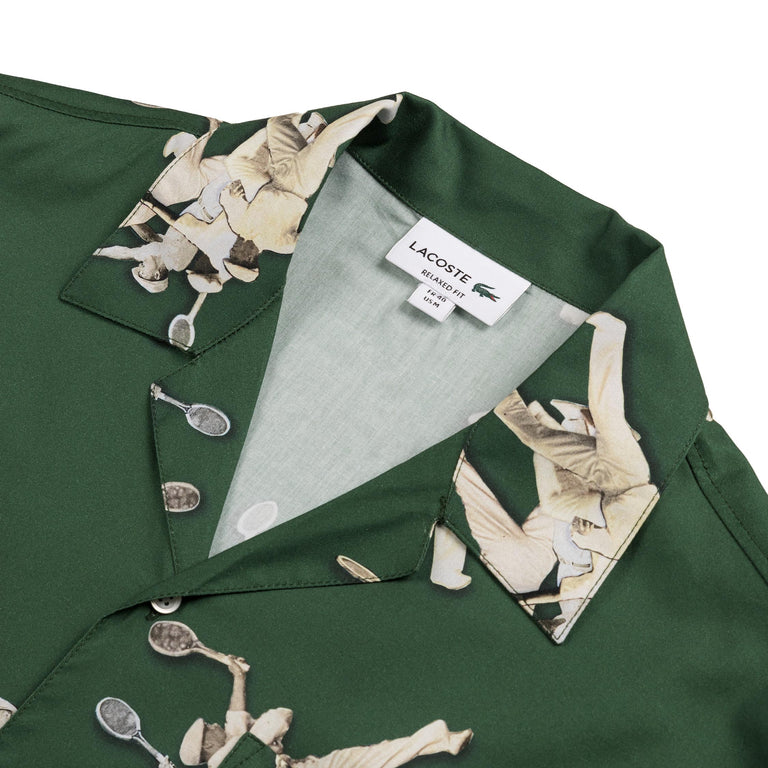 Lacoste Relaxed Fit René Lacoste Print Shirt