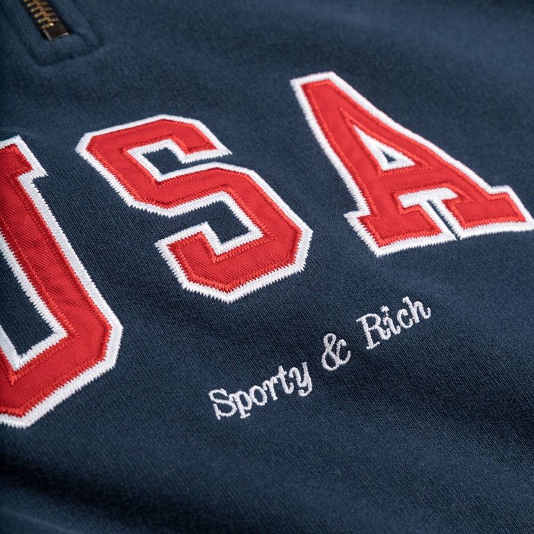 Sporty & Rich USA Quarter Zip