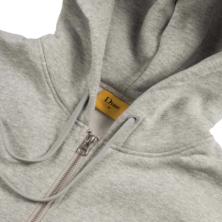 Dime Cursive Zip Hoodie