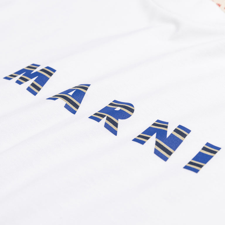 Marni Printed Stripes Logo T-Shirt