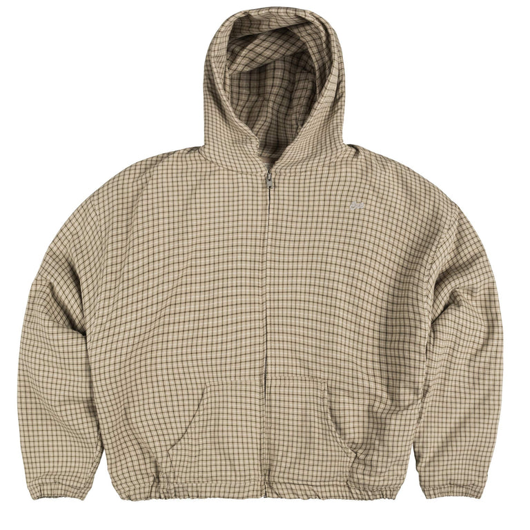 ERL Plaid Padded Check Zip Hoodie Apparel Buy online now