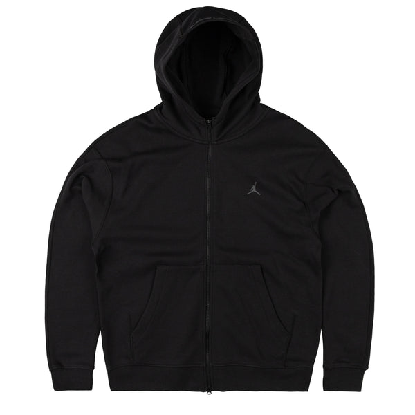 Black jordan zip hoodie hotsell