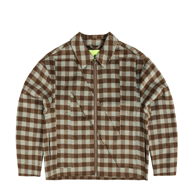 New Amsterdam Surf Association Wool Check Overshirt