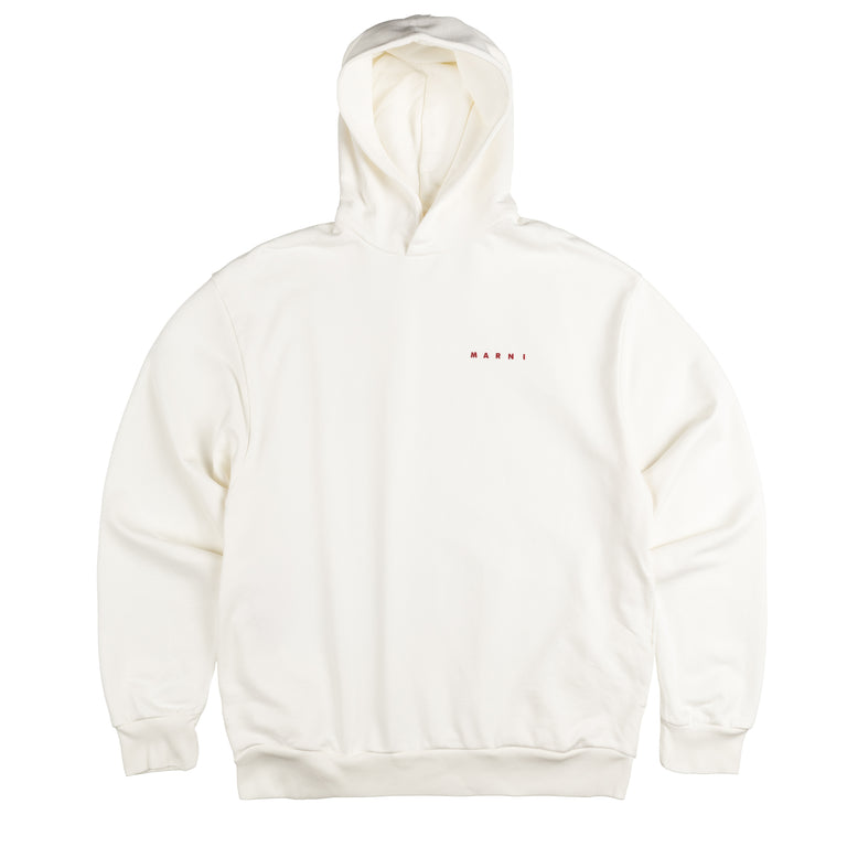 Marni Wrikled Logo Hoodie