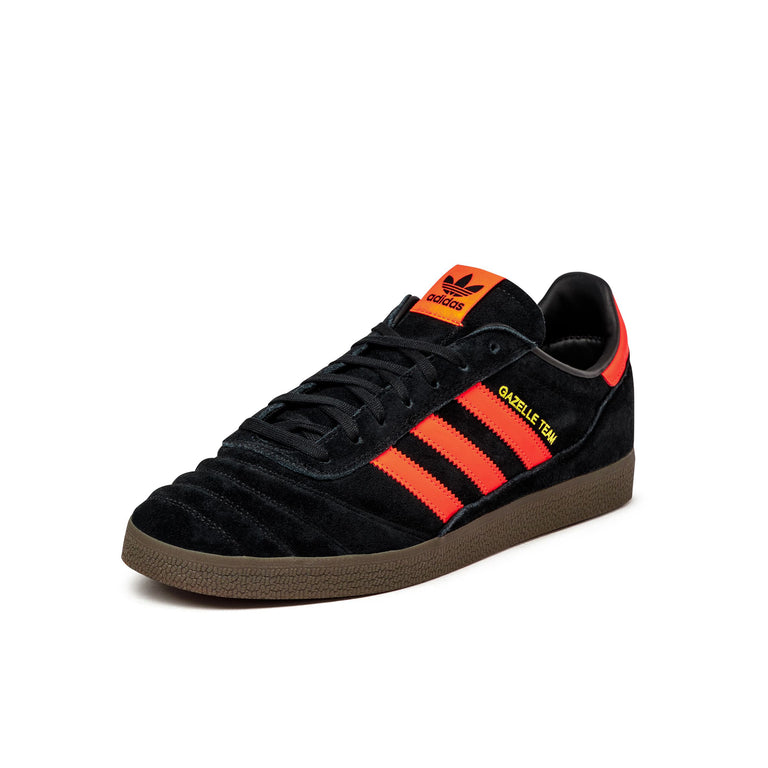 Adidas gazelle black and orange hotsell