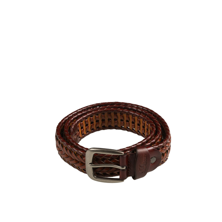 Dime Braided Leather Belt