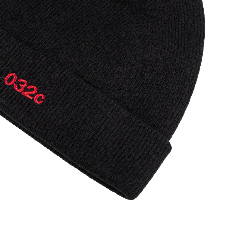 032c Logo Cashmere Blend Beanie